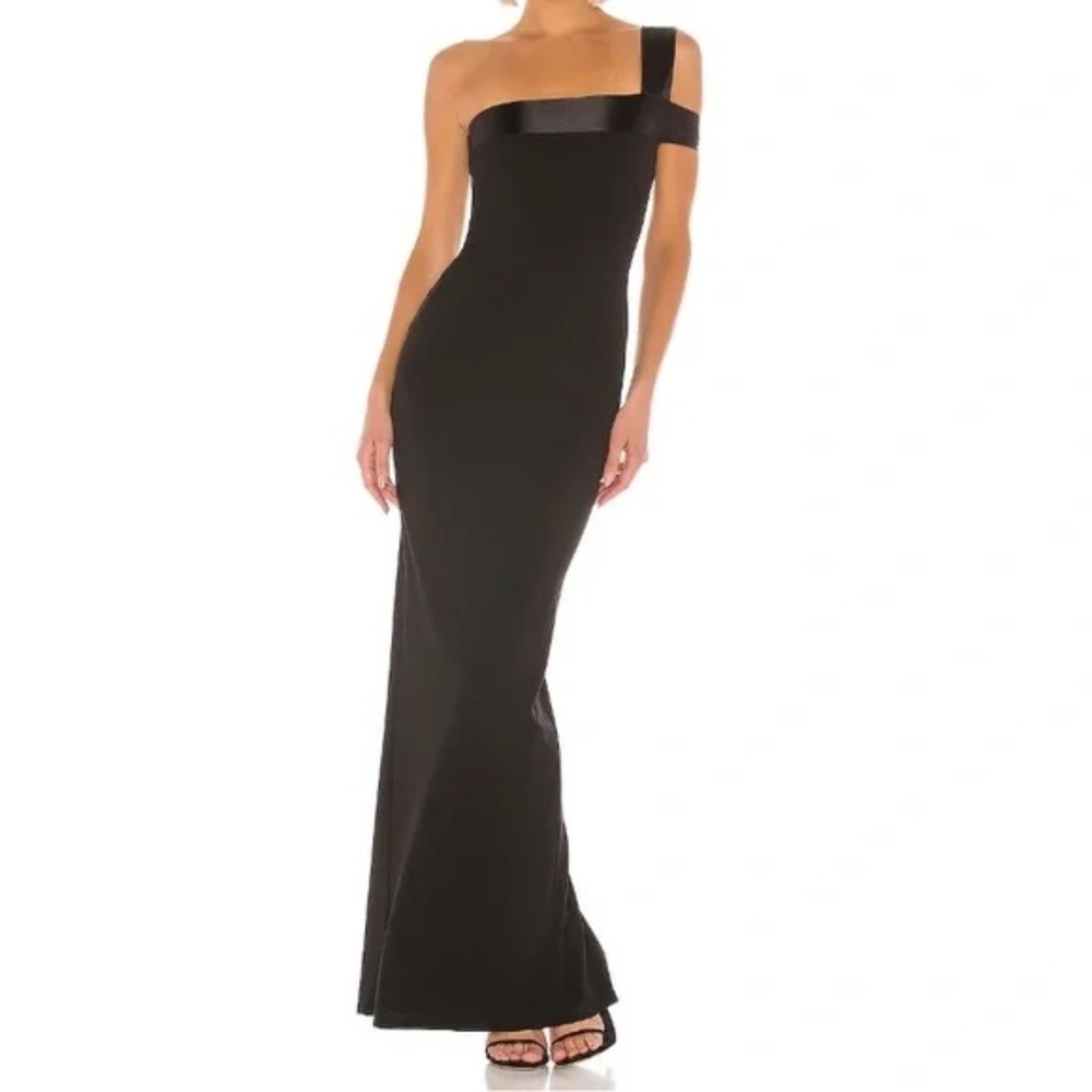 NWOT Nookie One Shoulder Alias Gown, sz Small